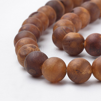 Natural & Dyed Agate Beads Strands G-S276-03-1