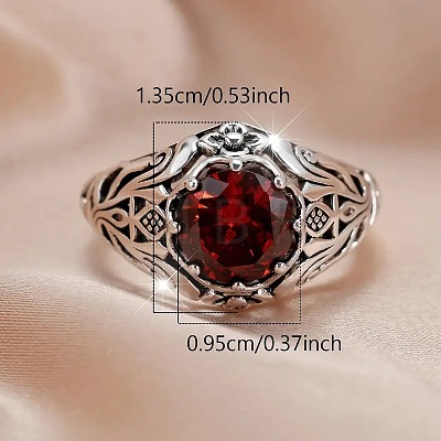 Alloy and Rhinestone Finger Rings for Women FS-WG94321-01-1