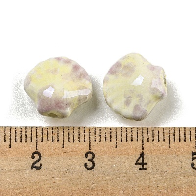 Shell Shape Handmade Porcelain Beads X1-PORC-E022-01B-1