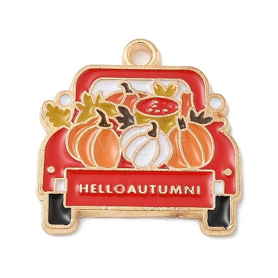 Thanksgiving Day Alloy Pendants ENAM-R007-01G-06-1