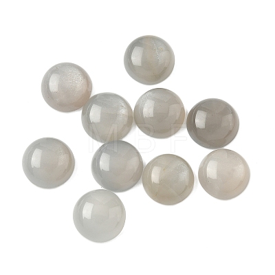 Natural Grey Moonstone Cabochons G-S398-01B-03-1