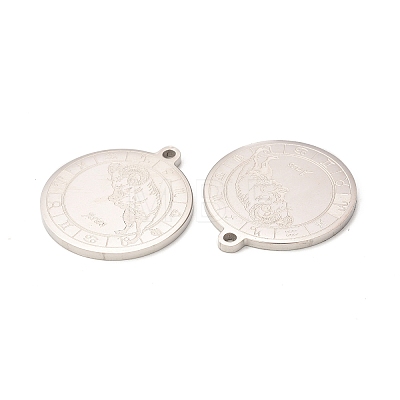 Non-Tarnish 304 Stainless Steel Pendants STAS-A074-03E-P-1