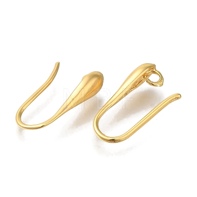 Rack Plating Brass Earring Hooks KK-C081-06G-1