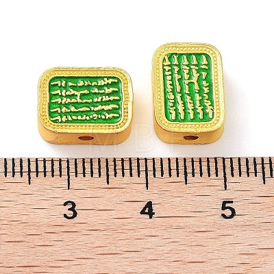 Alloy Enamel Beads ENAM-B001-02B-1