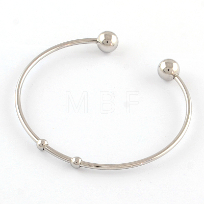 304 Stainless Steel Cuff Bangle Making STAS-R069-01-1