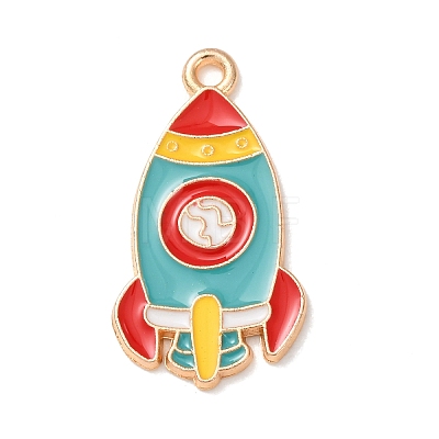 Alloy with Enamel Pendants AL-CBA9CD2-03A-1