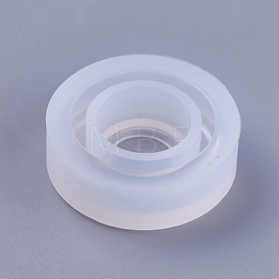 Transparent DIY Ring Silicone Molds X-DIY-WH0128-09C-1