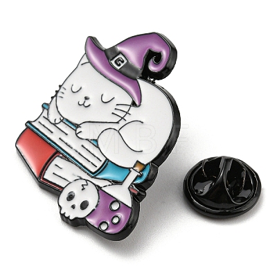 Cartoon Cat Enamel Pins JEWB-Q031-02EB-01-1