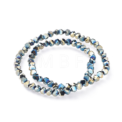 Electroplate Glass Beads Strands EGLA-L016-FP-A02-1