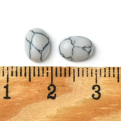 Synthetic Howlite Cabochons G-A094-01B-45-1