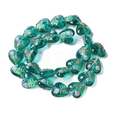 Handmade Transparent Lampwork Beads BLOW-D300-07E-1