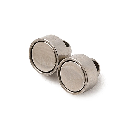 304 Stainless Steel Magnetic Clasps STAS-F350-02P-1