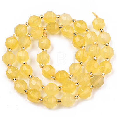 Natural Agate Beads Strands G-T131-82A-10-1