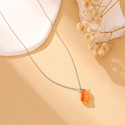 Stainless Steel Pendant Necklaces ZS4293-1