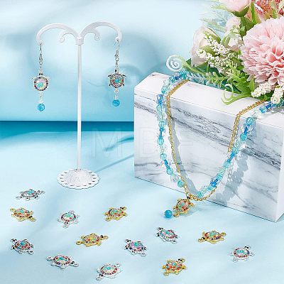  30Pcs 3 Colors Alloy Connector Charms RB-NB0001-22-1