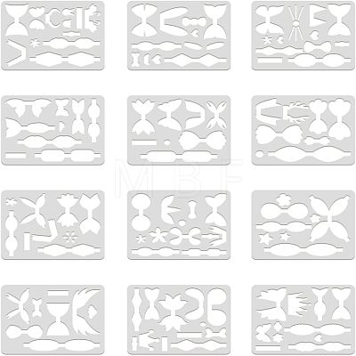 Plastic Drawing Painting Stencils Templates DIY-WH0222-013-1