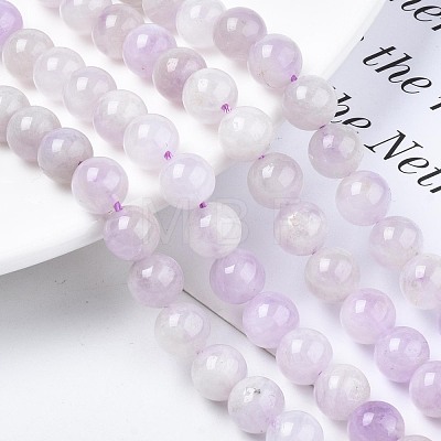 Natural Amethyst Beads Strands G-S333-8mm-009-01-1