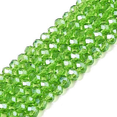 Electroplate Glass Beads Strands LS-EGLA-A044-T4mm-A11-1