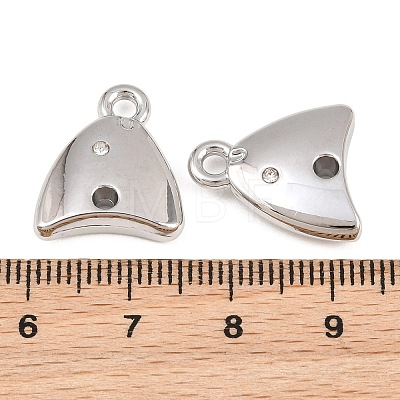 Alloy with Crystal Rhinestone Pendants RB-CBA83D5-18P-1