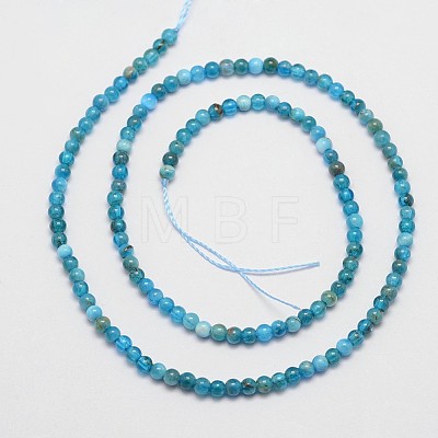 Natural Apatite Beads Strands X-G-D856-01-4mm-1