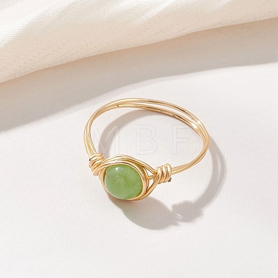 Natural Quartz Finger Rings RJEW-JR00968-02-1