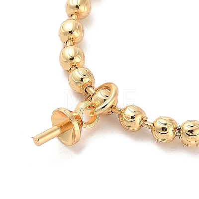 Brass Ball Chain Necklace Making NJEW-Q344-05G-1