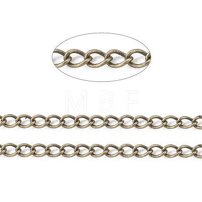 Brass Twisted Chains X-CHC-K006-03AB-1