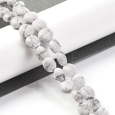 Natural Howlite Beads Strands G-T047-A03-01-1