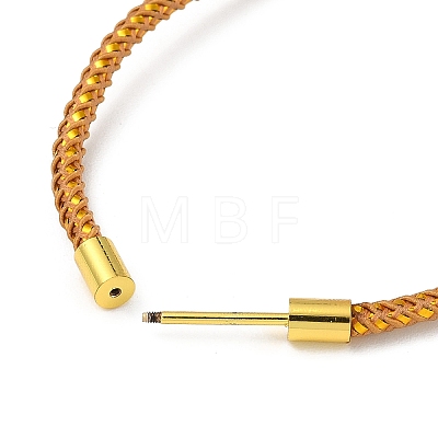 Braided Nylon Cord Bracelet Making MAK-L043-01G-08-1