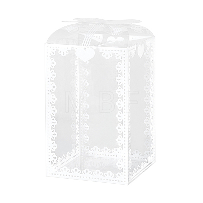 BENECREAT 30 Pack Clear Plastic Boxes Transparent Party Favor