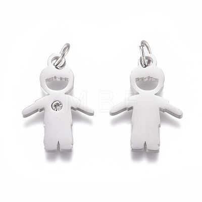 316 Surgical Stainless Steel Pendants STAS-L242-03-1