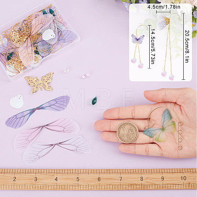 DIY Butterfly Climber Wrap Around Cuff Earring Making Kit DIY-SC0021-16-1