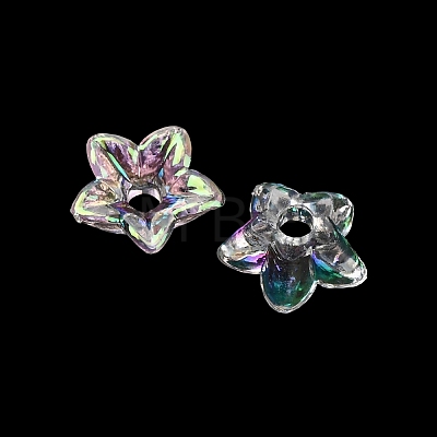 Transparent Acrylic Bead Caps AC-CBA1E6C-06C-08-1