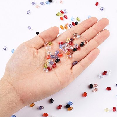 Electroplated Transparent Czech Glass Beads GLAA-I045-03-1