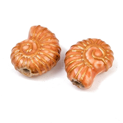 Handmade Porcelain Beads PORC-B008-02G-1