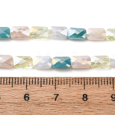 Electroplate Glass Beads Strands EGLA-D300-05-12-1