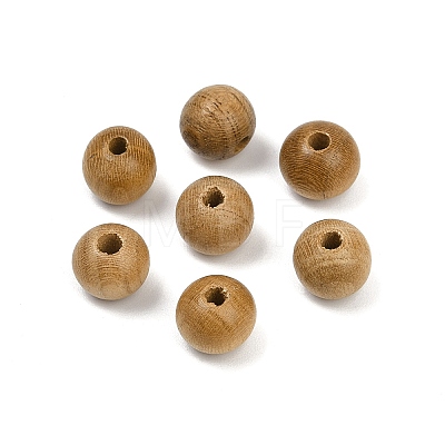 Natural Wood Beads WOOD-C019-8mm-01-1