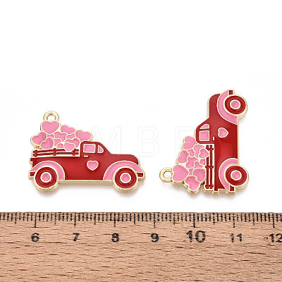 Alloy Enamel Pendants ENAM-T024-06A-G-1