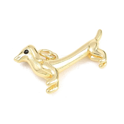 Brass Enamel Pendants KK-F938-43G-1