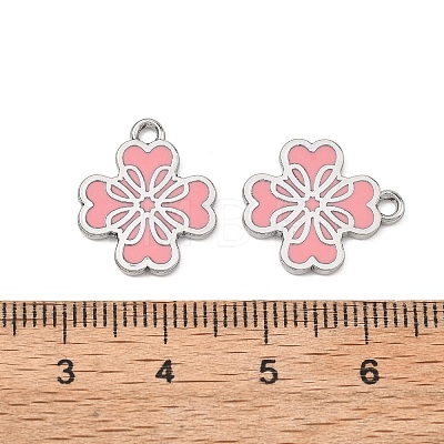 Alloy Enamel Pendants ENAM-G235-06P-04-1