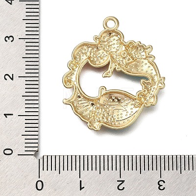 Alloy Enamel Pendants ENAM-S021-01G-C-1