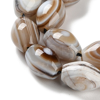 Natural Eye Agate Beads Strands G-NH0019-D02-02-1