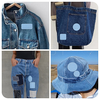 5 Sheets Denim Self-adhesive Patches PATC-TA0001-61A-1