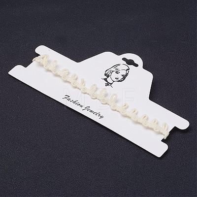 Cloth Gothic Choker Necklaces NJEW-E085-29A-1