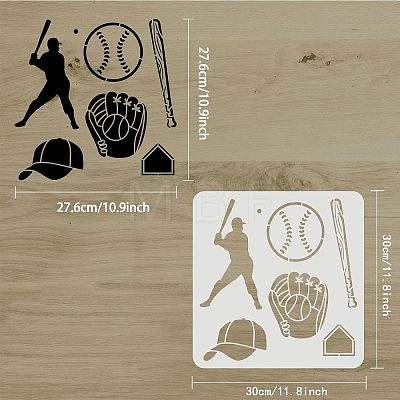 Plastic Reusable Drawing Painting Stencils Templates DIY-WH0172-926-1