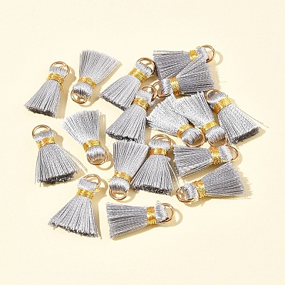 20Pcs Handmade Polycotton(Polyester Cotton) Tassel Decorations FIND-FS0003-27L-1