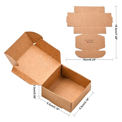 Kraft Paper Gift Box CON-L014-E02-1
