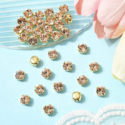 Preciosa® MAXIMA Crystal in Sew-On Cup X-PRC-SS34-90300-G-1