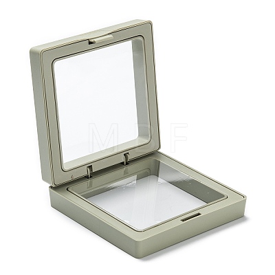 Square Transparent PE Thin Film Suspension Jewelry Display Box CON-D009-01B-02-1