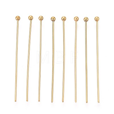 304 Stainless Steel Head Pins STAS-T065-35mm-20G-1